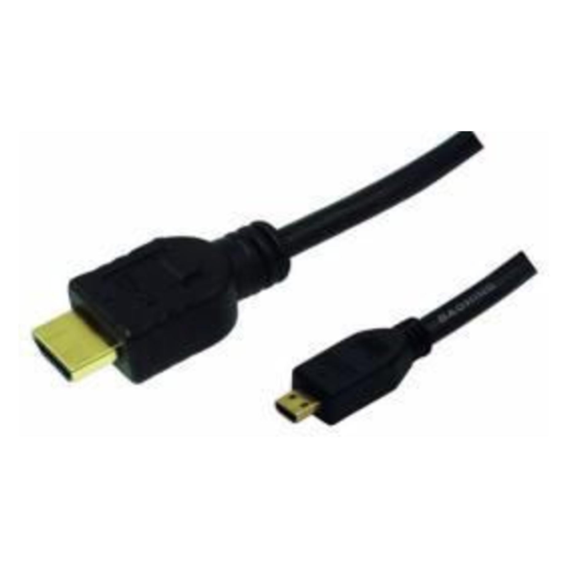 LogiLink HDMI (Typ A) - micro HDMI (Typ D) (2 m) (CH0032)