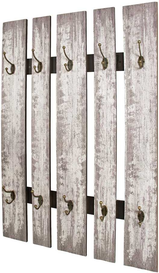 Pharao24.de Flurgarderobe in Grau Shabby Chic