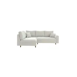 S-STYLE Ecksofa  Lars ¦ weiß ¦ Maße (cm): B: 231 H: 81