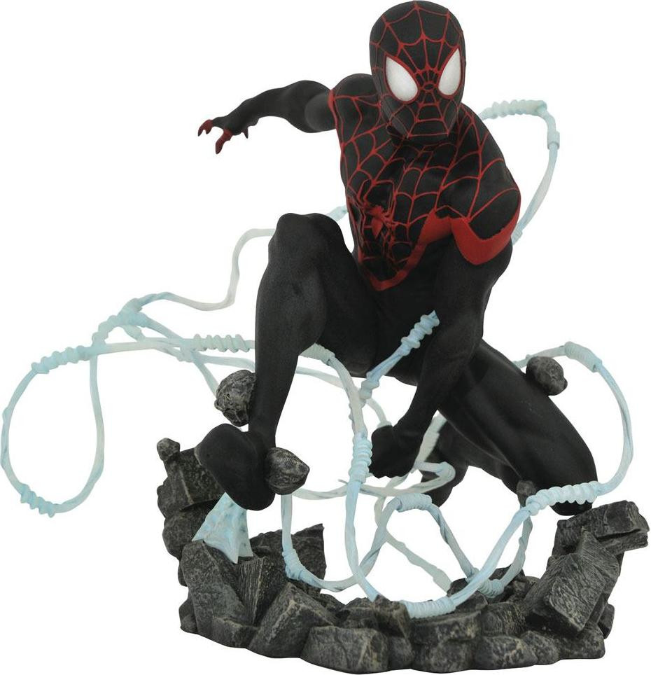 DC Comics Marvel Comic Premier Collection Miles Morales Spider-Man standbeeld, 23 cm