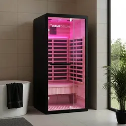 HOME DELUXE Infrarotkabine NERO S - 190 x 90 cm für 1 Person