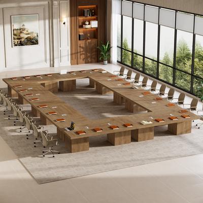 OEM 94.5-Inch Conference Table, Large Meeting Table, 8FT Rectangular Office Conference Room Table, Modern Boardroom Conference Desk