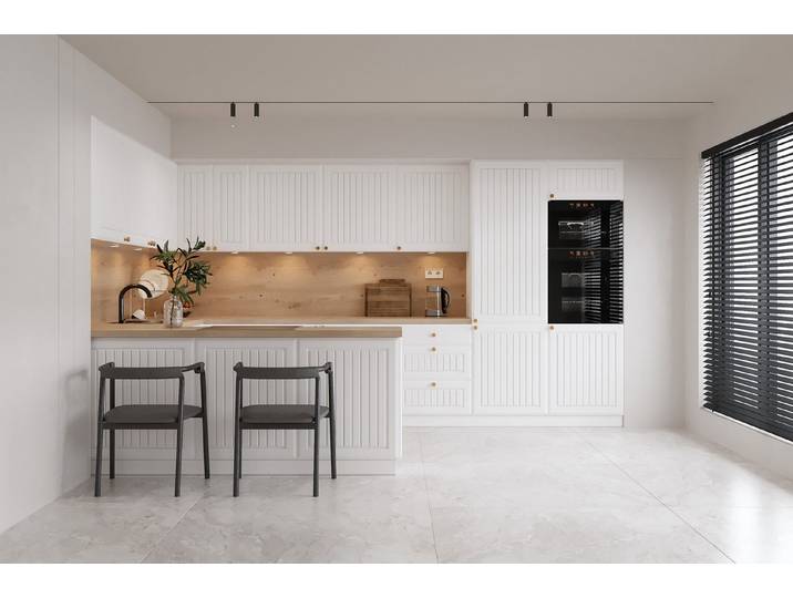 ROYAL24_MARKT Küchenzeile KS30-G390x260 – Arvion - Harmonische Optik für Ihr Zuhause, (Komplett Set), Premium - Modern - Exzellent