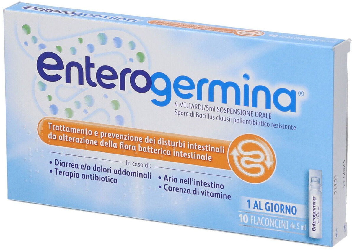 Sanofi Enterogermina 4 Miliardi/5 Ml 10 Flaconcini