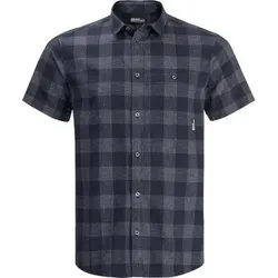JACK WOLFSKIN Herren Hemd HIGHLANDS SHIRT M, Größe S in Schwarz Schwarz