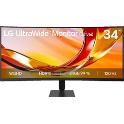 LG UltraWide™ 34U601B-B.AEUQ 34 Zoll WQHD Ultrawide Monitor 5 ms Reaktionszeit 120 Hz