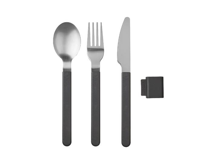 Besteck-Set MEPAL Besteck-Set Silueta , schwarz (nordic schwarz), Essbesteck-Sets, Besteck-Set