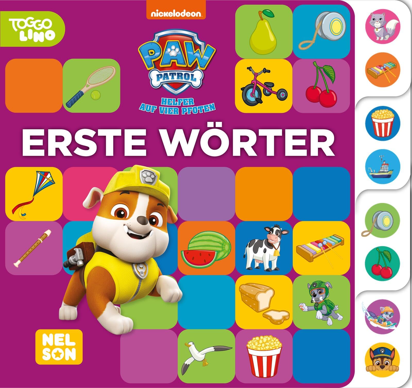 PAW Patrol Lernbuch: Erste Wörter: Pappbilderbuch mit buntem Register Mit buntem Register für Kinder ab 3 Jahren - Preis vom 18.10.2026 15:28:09 h