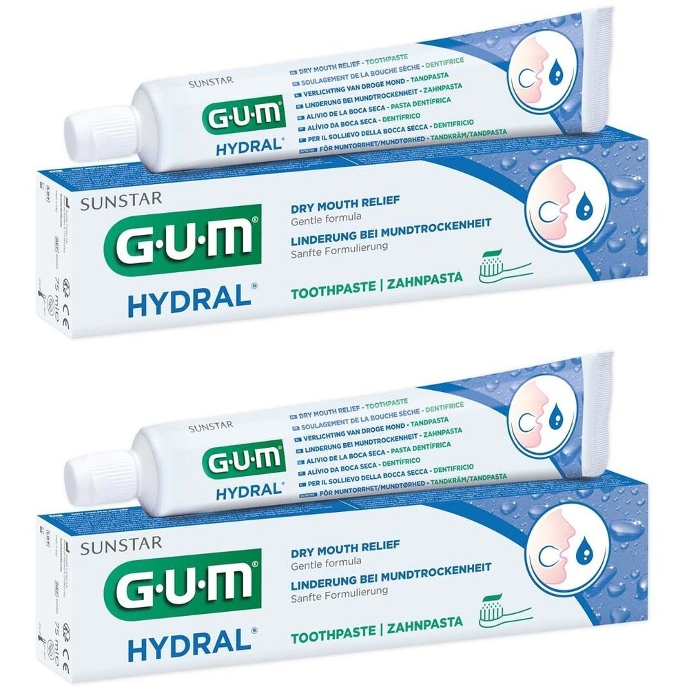GUM Hydral Zahnpasta x2 2x75 ml