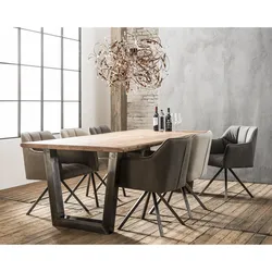 designline »Mozart« Massivholz Esstisch  – erhältlich in 3 Größen