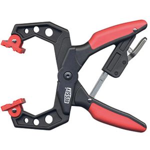 Bessey Federzwinge Ratschenzwinge XCR4 100/75, 100mm Spannweite, variabel einstellbar,mit Ratsche