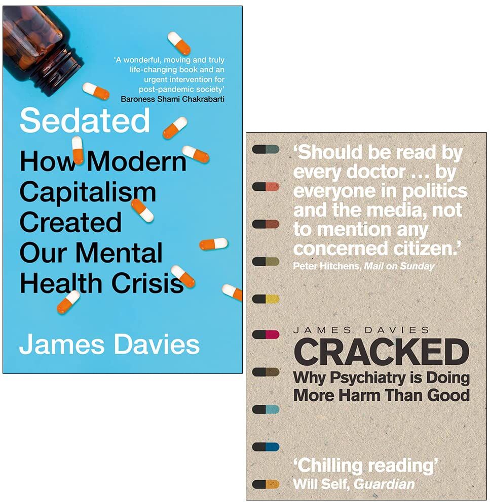 Icon Books James Davies Collection 2 Books Set (Sedated, Cracked)
