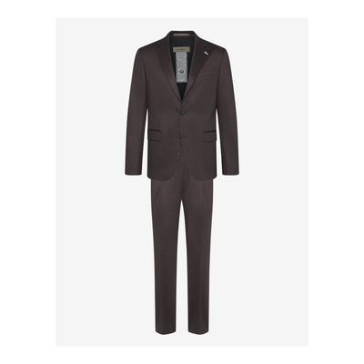 Anzug BENVENUTO. "BENVENUTO. Anzug", Herren, Gr. 52, rot (dunkelrot), Business, regular fit, Anzüge, Jersey Anzug