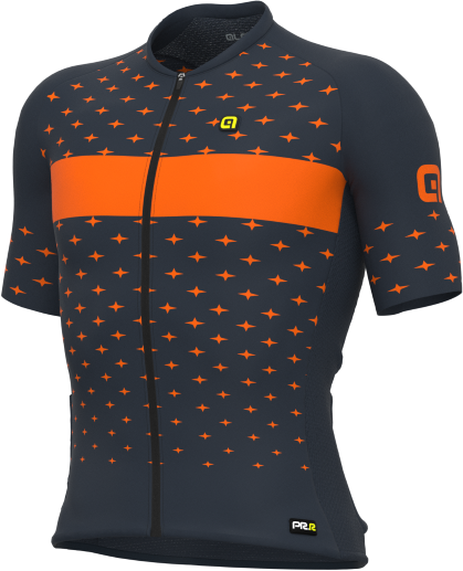 ALE' Maglia ciclismo  PR-R STARS grigio-arancio