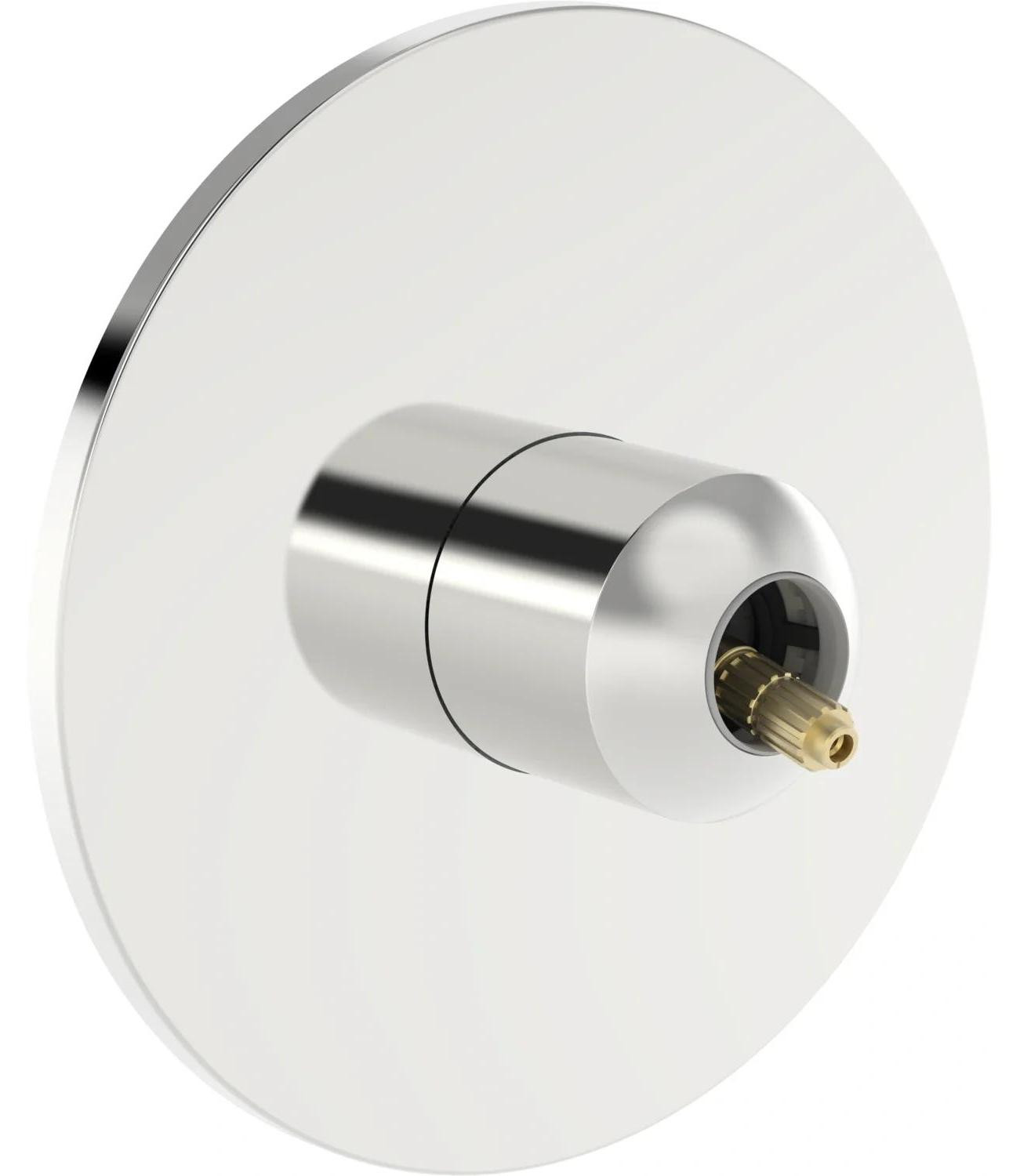 Hansa aansluitstuk model 8261 met ronde rozet in chroom