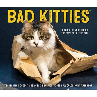 Bad Kitties 2027 5.4 X 6.2 Box Calendar