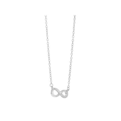 Kette ohne Anhänger ADELIA´S "Damen", silber, Halsketten, Damen, 43cm, Silber 925 (Sterlingsilber), Perfekt als Geschenk für besondere Menschen