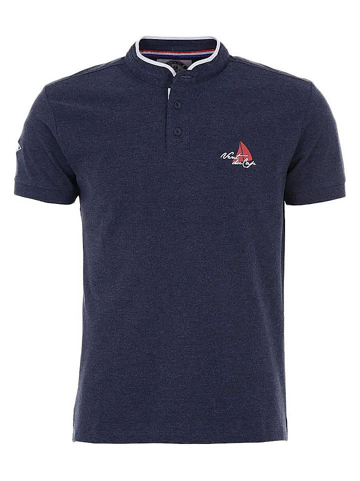 Vent du Cap Poloshirt "Carmand" in Dunkelblau - L