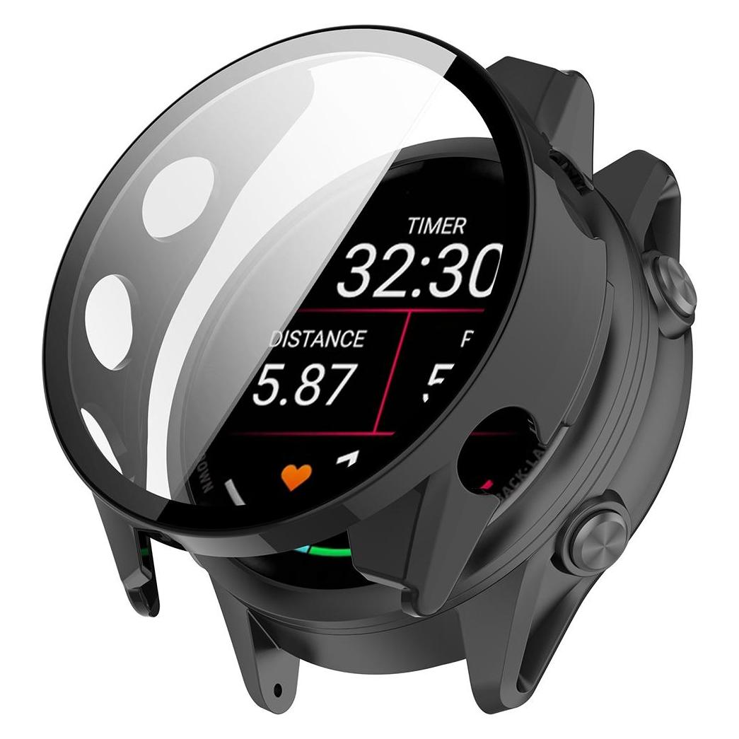 Techsuit - Defense360 Pro + Screen Protector - Garmin Forerunner 70 / Forerunner 170 - Black (71514904)