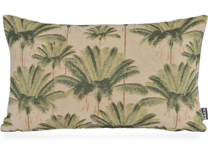 H.O.C.K. Dekokissen Palme 50x30cm Grün Urlaubsfeeling für Zuhause