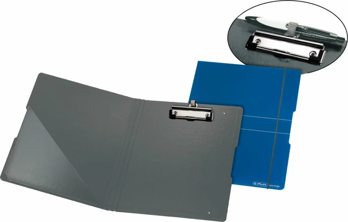 Herlitz Klemmbrett-Mappe easy orga to go, blau