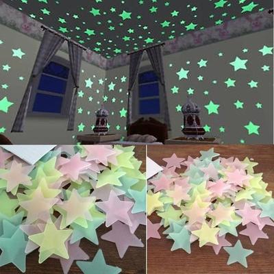 Uplift Essentials 100 Piece Fluorescent Glow In The Dark Wall Stars 100 Piece Fluorescent Glow In The Dark Wall Stars