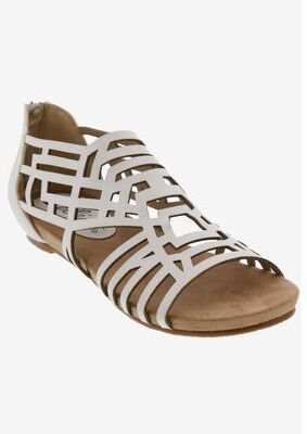 Women's Nazareth Sandal by Bellini in White Nubuck (Size 7 M)