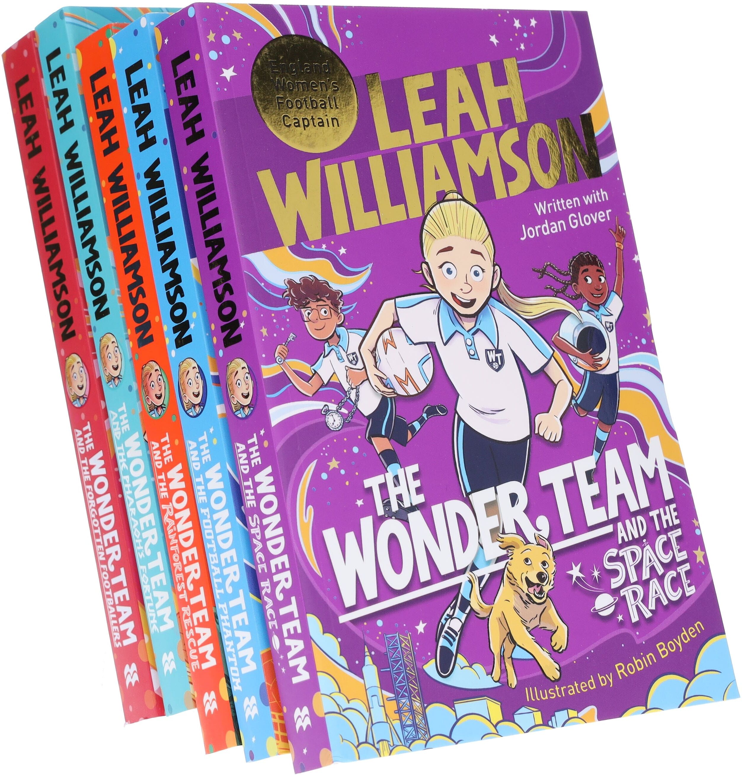 The Wonder Team Series By Leah Williamson Illustrated 5 Books Collection Set - Ages 9-11 - Paperback Pan Macmillan