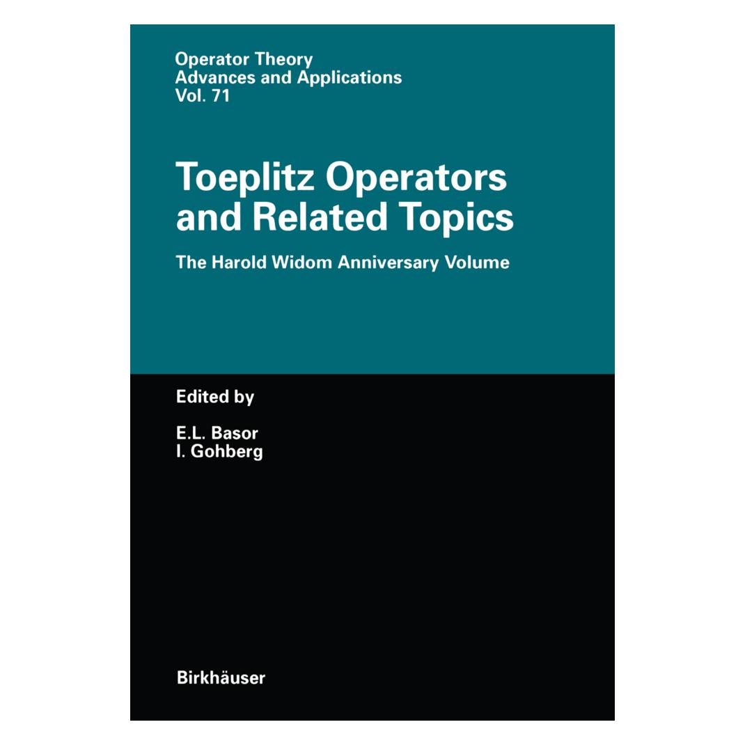 Birkhäuser Toeplitz Operators and Related Topics (Englisch, Softcover, Estelle L. Basor, I. Gohberg) (55531647)