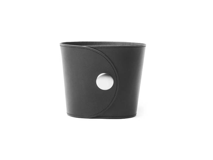 A2 Pot Hug Cuir Tärnsjö noir, Ø20x17 cm