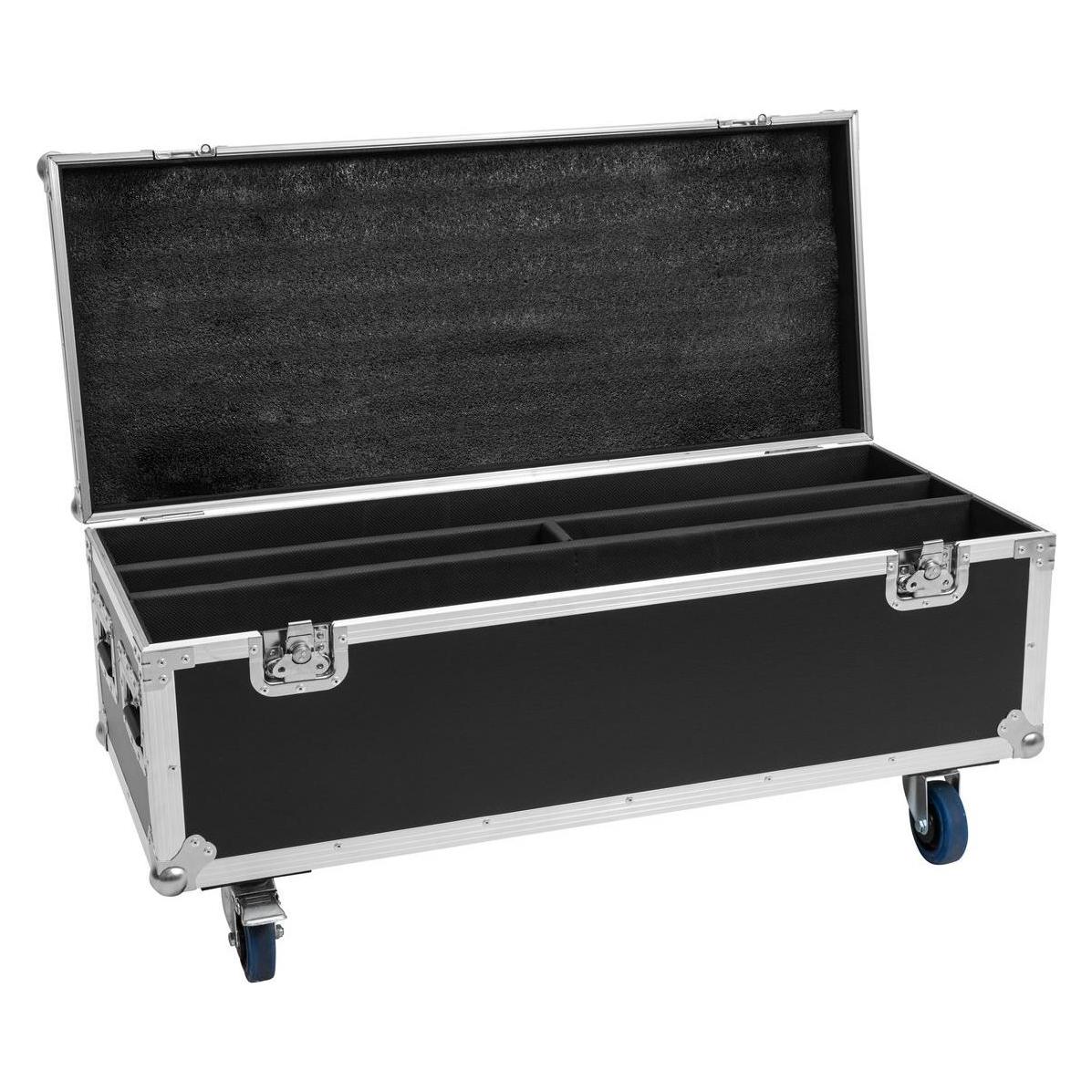 Roadinger Flightcase 2x LED TMH Bar-S120 mit Rollen (31001071) (Lichttechnik Case) (31001071)