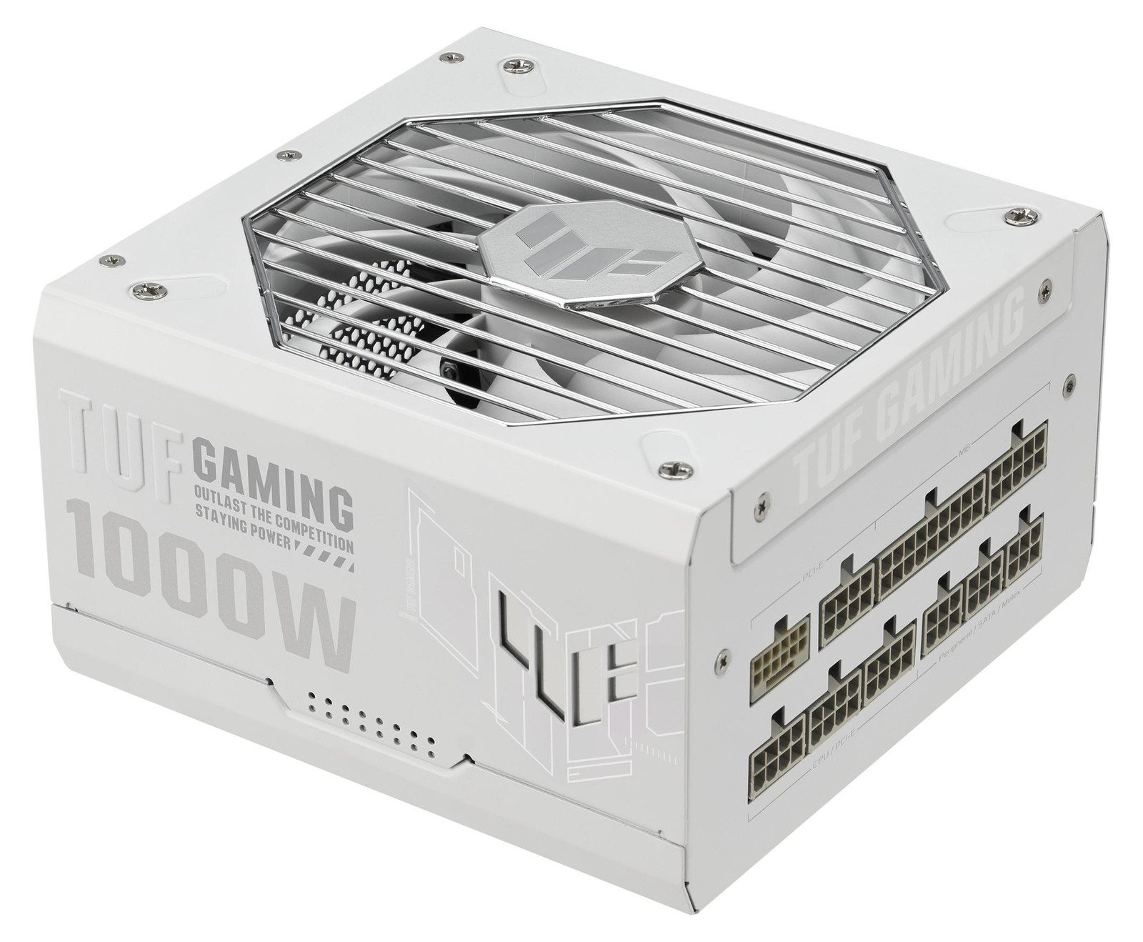 Asus TUF Gaming 1000W Gold voeding - Wit - 90YE00S5-B0NA00