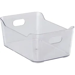 alpina Kühlschrank-Aufbewahrungsbox 9,5x13x8cm, Kühlschrank Zubehör, Transparent