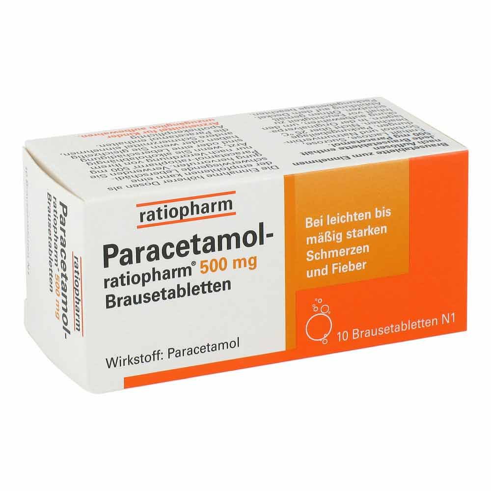 ratiopharm GmbH Paracetamol ratiopharm 500mg 08704077