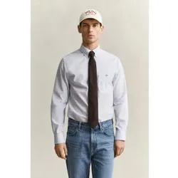 Gant für Herren. 3262030 Popeline-Hemd Regular Fit hellblau gestreift (XL), Lässig, Baumwolle, Klassisch, Langarm