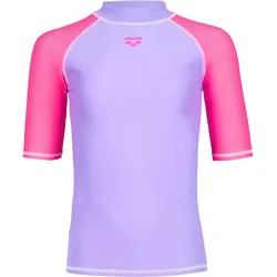 arena Kinder-UV-Kurzarm-Schwimmshirt »Rash Graphic« - Kinder - Gr. 116 - pink
