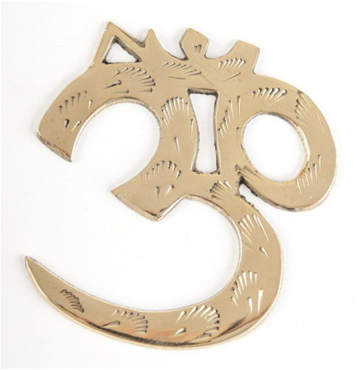 Ohm messing tabletop voor volwassenen 8 cm