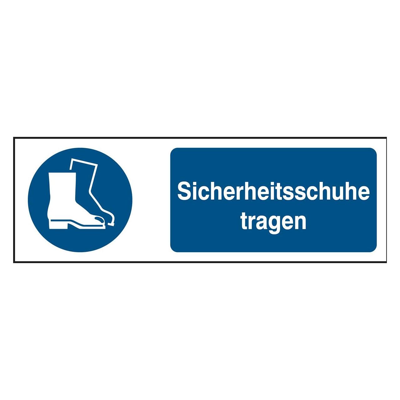 Brady ISO-Sicherheitsschild - Sicherheitsschuhe tragen (819106)