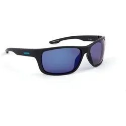 Shimano, Unisex, Sportbrille, Okulary Polaryzacyjne Antares (Blau, gespiegelt, Blau, blau verspiegelt), Schwarz