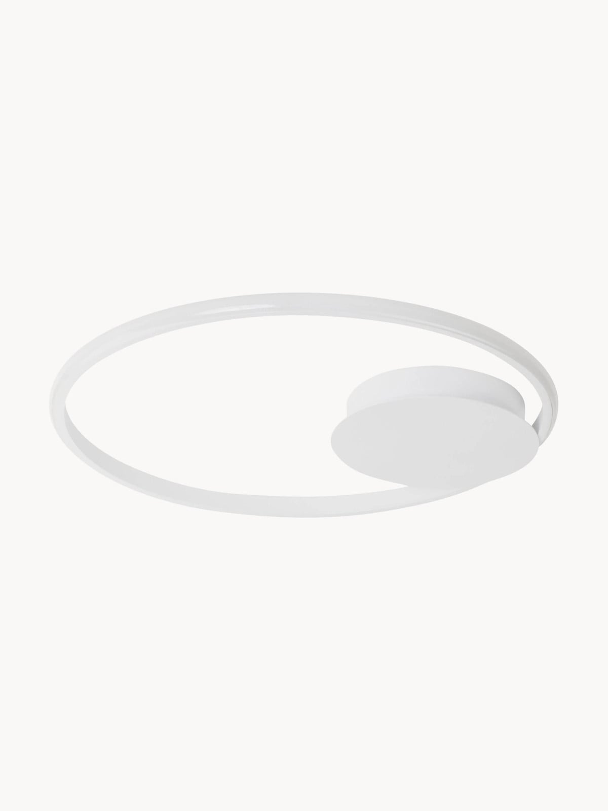 Ronde dimbare LED plafondlamp Fuline Lyora wit Ø 50cm