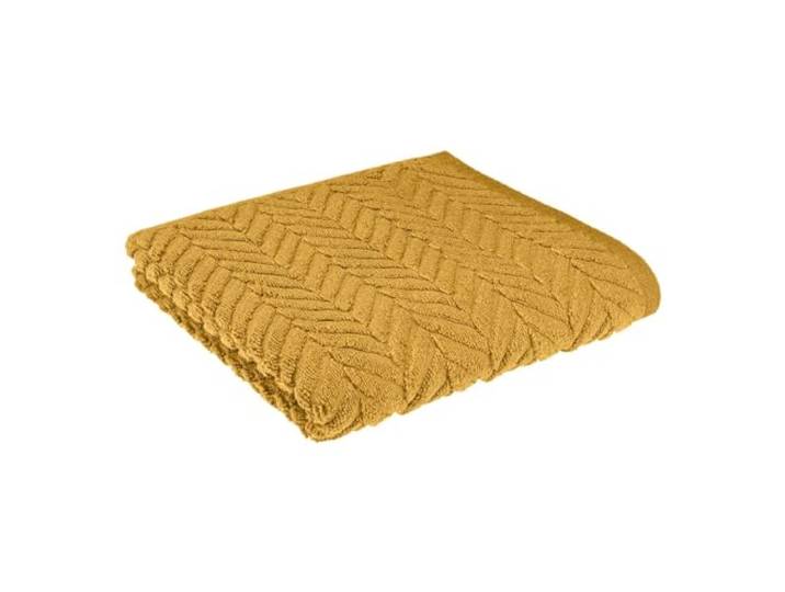 Ross Uni Handtücher Sensual Skin 9001 Zopfmuster senf, Handtuch 50x100 cm