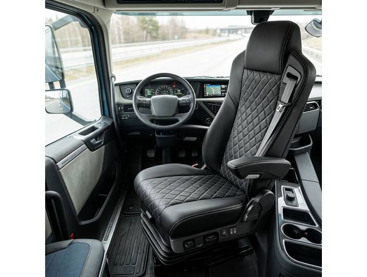 Siège de camion semi-remorque ergonomique réglable en cuir PU avec airbag pour Isuzu, MAN, Hino, Scania, DAF, Toyota, Iveco, camions lourds