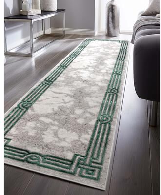 Well Woven Fairmont Huntington Retro Mosaic Marble Pattern Area Rug