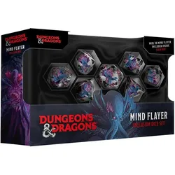 FanRoll Dungeons & Dragons Monsters Resin Inclusion pack dés Mind Flayer (7)