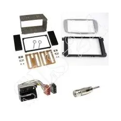 Autoradio 2-DIN Einbaurahmen Radioblende+Adapter Einbauset Ford Focus Mondeo ...