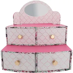Schmuckkasten AMOR "Schmuckaufbewahrung, Geschenk", rosa, weiß, Aufbewahrungsboxen, KinderB:15cm H:8cm T:12cm, Metall, Pappe, Schmuckkasten, B:15cm H:8cm T:12cm