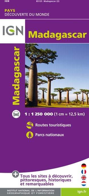 Carte routière - Madagascar   IGN