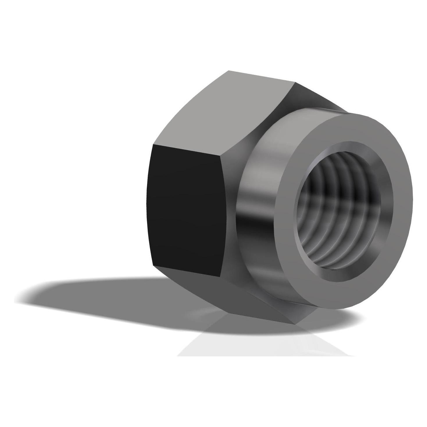 Monte Velo 50 Stück Sechskant-Sicherungsmuttern hohe Form DIN 982-A4 M12 Kst.-Klemmteil (M12) (ISO 7040 - M12 -)