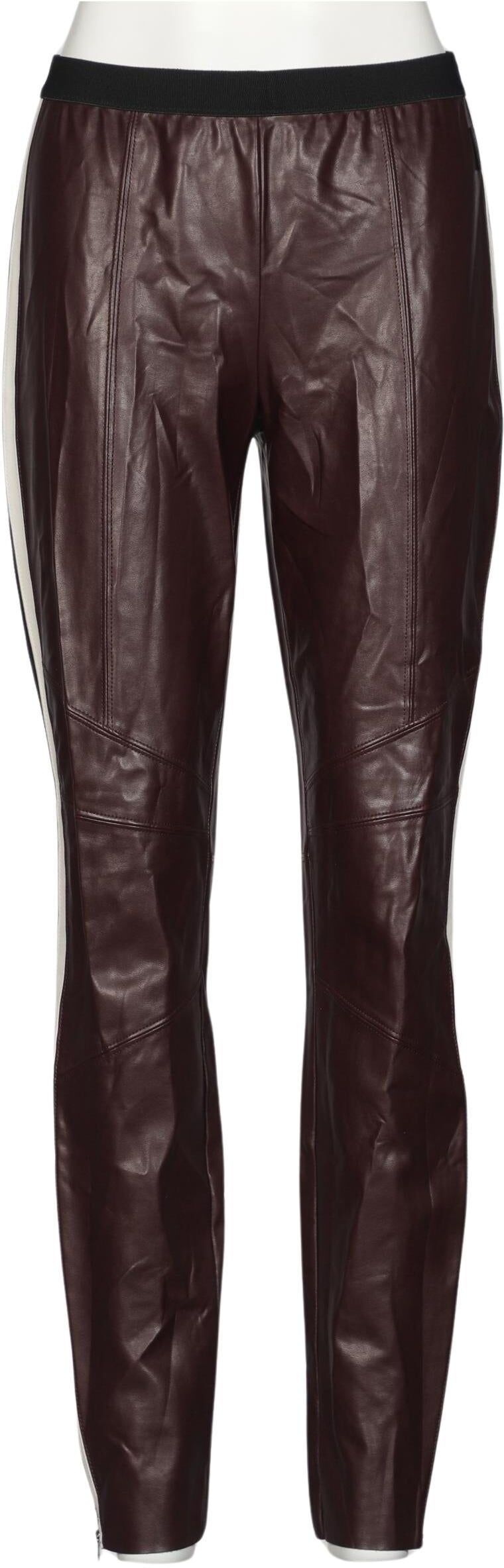 Cain Damen Stoffhose, Bordeaux, Gr. EU 38 (Marc Cain N3), Kunstleder - Second Hand