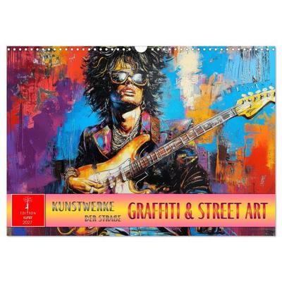 Graffiti & Street Art - Kunstwerke der Straße (Wandkalender 2027 DIN A3 quer), CALVENDO Monatskalender